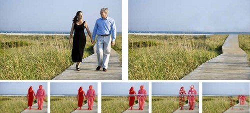 Retoucher Objekte entfernen