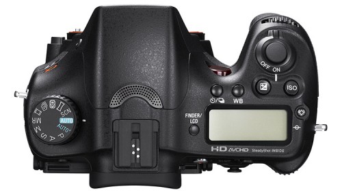 Sony SLT-A77 Topansicht