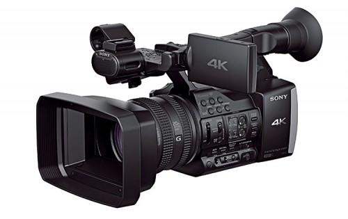 Sony FDR-AX1E von vorne oben