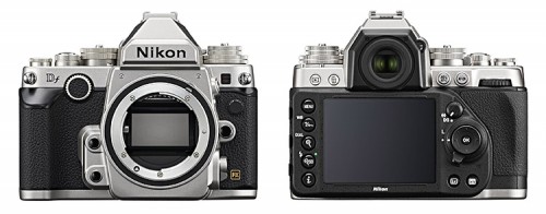 Nikon Df silver Vorder- und Rückseite