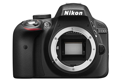 Nikon D3300 schwarz frontal (Sensor)