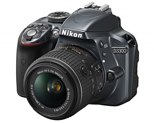 Nikon D3300 grau mit 18-55mm VR