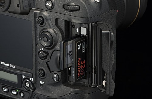Nikon D4S nutzt XQD und CF