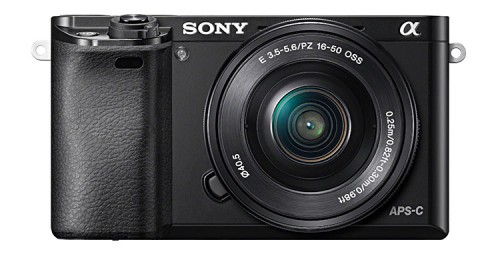 Sony Alpha 6000 (mit SELP1650) froontal