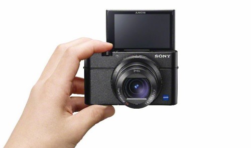 Sony RX100III frontal in Hand