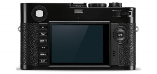 Leica M-P schwarz Rückseiteback