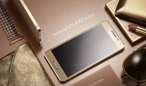 Samsung Galaxy Alpha Gold Key Visual