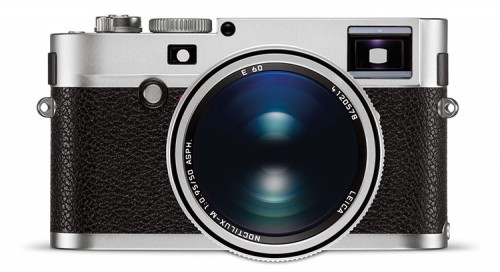 Leica Noctilux-M silbern an Leica M-P