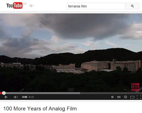 Ferrania Film YouTube 500