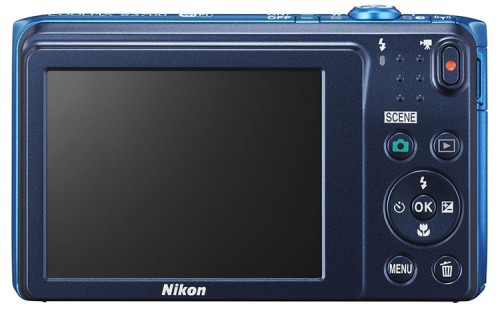 Nikon Coolpix S3700 blau back
