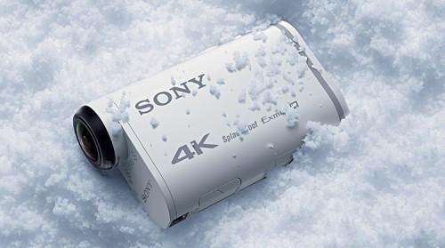 Sony FDR-X1000V im Schnee