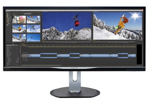 Philips BDM3470UP UltraWide frontal Video