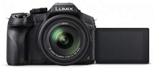 Panasonic Lumix FZ300 frontal LCD-Open