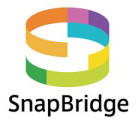 Nikon SnapBridge Logo white