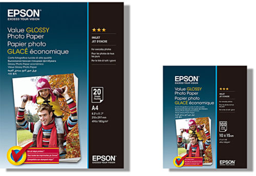 Epson Value Glossy Photo Paper A4 u 10x15