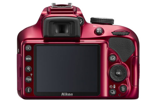 Nikon D3400 RD back