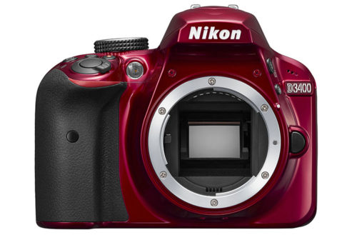 Nikon D3400 RD front open