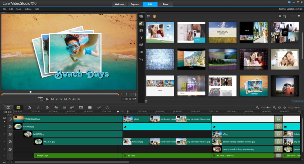 Corel Videostudio X10 Mit Transparenten Spuren Masken Tempokontrolle Und 360 176 Fotointern Ch Corel Videostudio X10 Templates Free