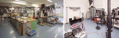 Sinar Lager und Testraum