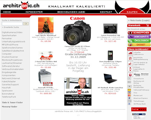 Architronic-Homepage