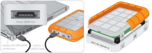 LaCie HD Rugged Technik
