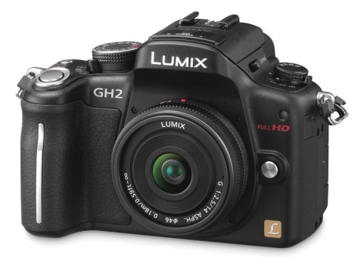 Panasonic Lumix GH2 mit dem Pancake-Weitwinkel 1:2,5 14mm (KB: 28mm)