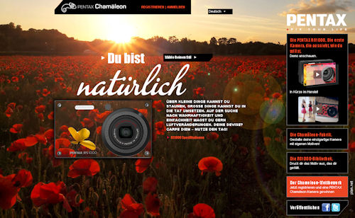 Pentax CamäleonWebseite