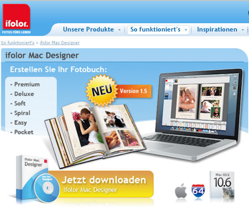 Ifolor: Neue Fotobücher-Gestaltungssoftware für Mac-User  –  Tagesaktuelle Fotonews