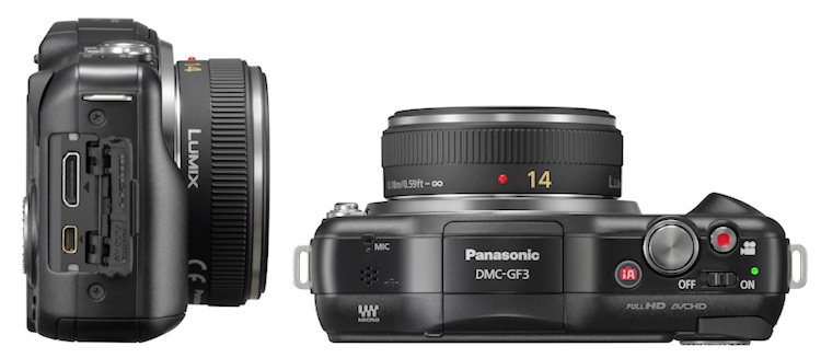 Panasonic Lumix DMC-GF3: kleinste Systemkamera mit integriertem 