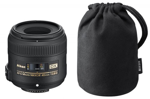 Nikon 40mm samt Beutel