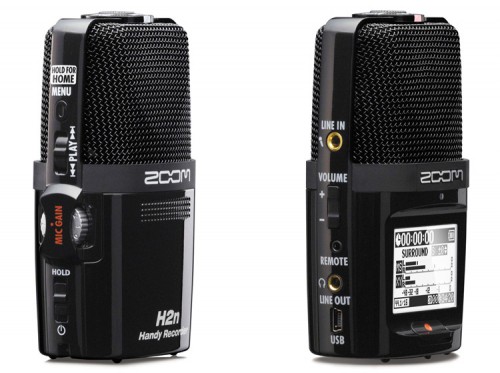 Zoom H2n (hinten und vorne)