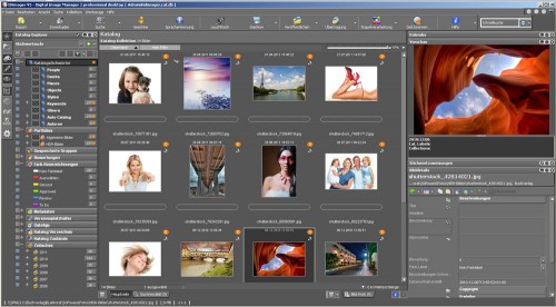 IDimager 5 Pro Fotoverwaltung