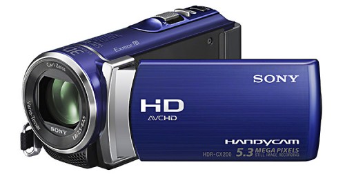 Sony Handycam CX200E Blau
