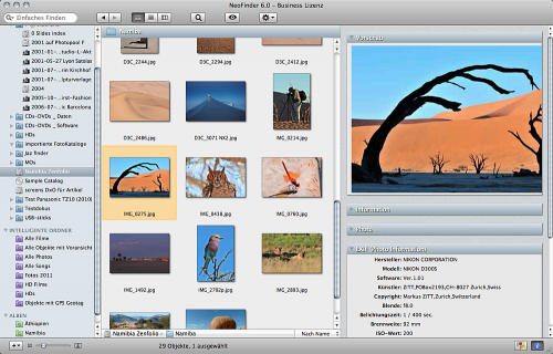 NeoFinder6 Fotoverwaltung
