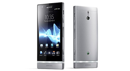 Sony Xperia P silbern
