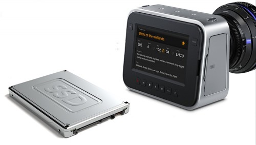 Blackmagic Cam SSD-Speichermedium