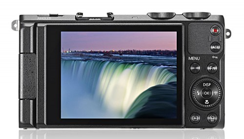 Samsung EX2F Rückseite mit 3.0 Zoll AMOLED