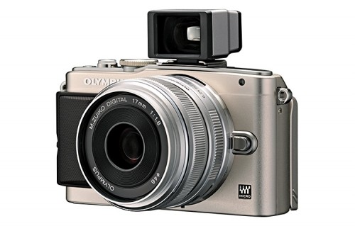 Olympus PEN E-PL5 mit 1,8/17mm und VF-1