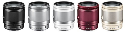 Nikon VR 10-100mm WH Farbvarianten