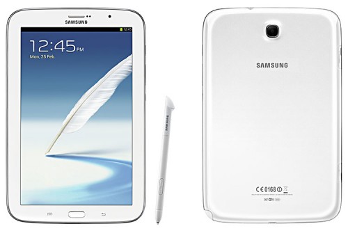 Samsung Note 8 Front-Back white