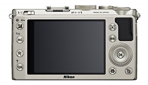 Nikon Coolpix A Silber Rückseite