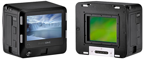 PhaseOne IQ2 Rück- und Vorderseite