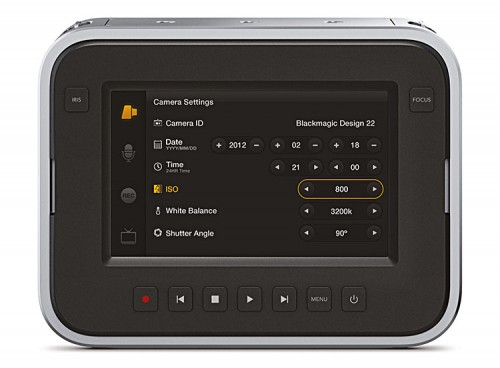 Blackmagic Production Camera 4K rear