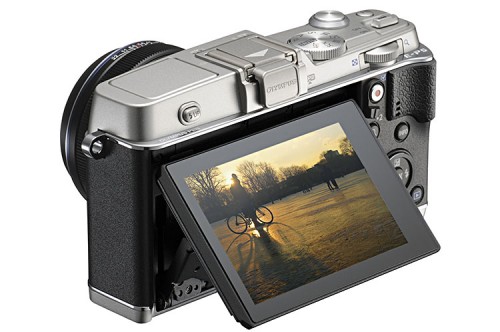 Olympus PEN E-P5 mit geneigtem LCD
