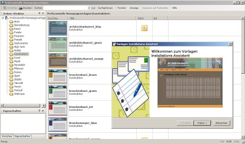 Franzis Grafikpaket Webvorlagenbrowser