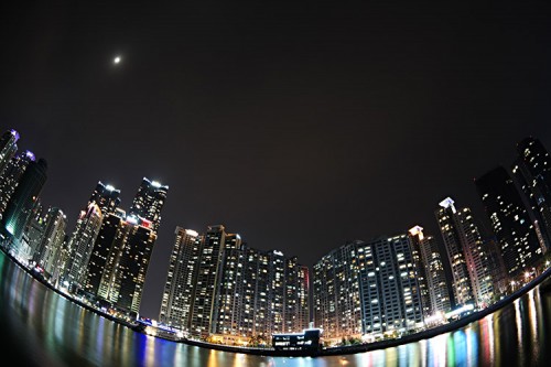 Samsung 10mm-Nachtaufnahme mit NX300