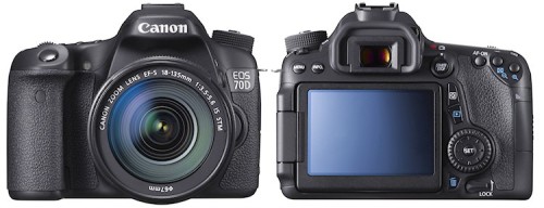 EOS 70D frontback