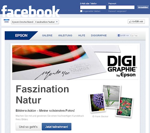 Epson Facebook Link