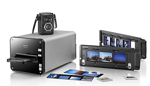 Plustek OpticFilm120 mit Filmhaltern