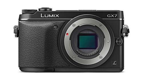 Panasonic DMC-GX7 black front Sensor